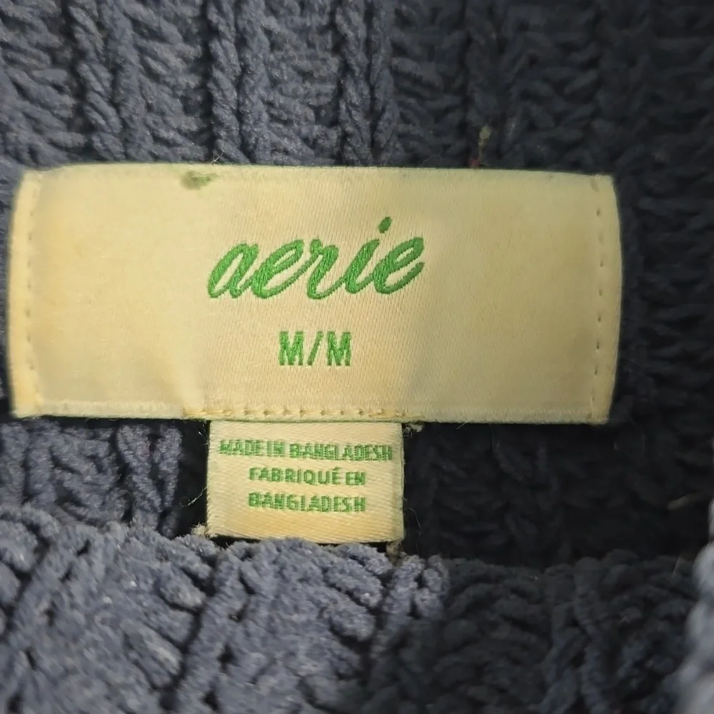 Aerie Navy Blue Turtleneck Sweater - Picture 4 of 12